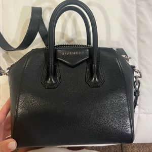 Givenchy Antigona Mini Grained Leather Bag black